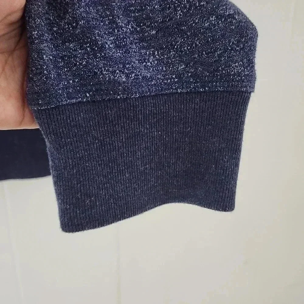 Banana Republic Mockneck Full zip Blue Sweatshirt Men's XL